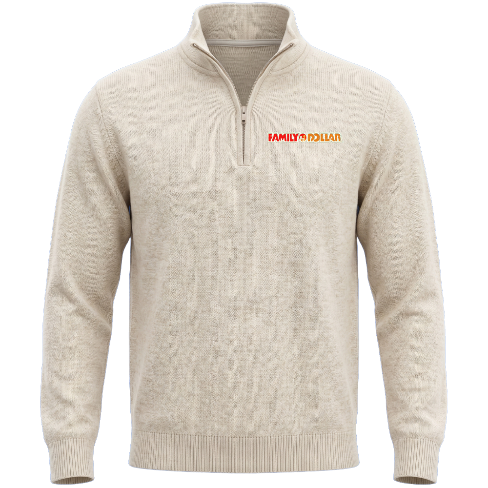 Nautical Quarter Zip Crewneck